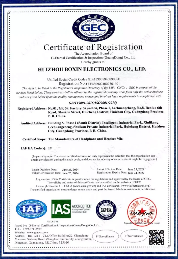 ISO 9001 Quality Certified